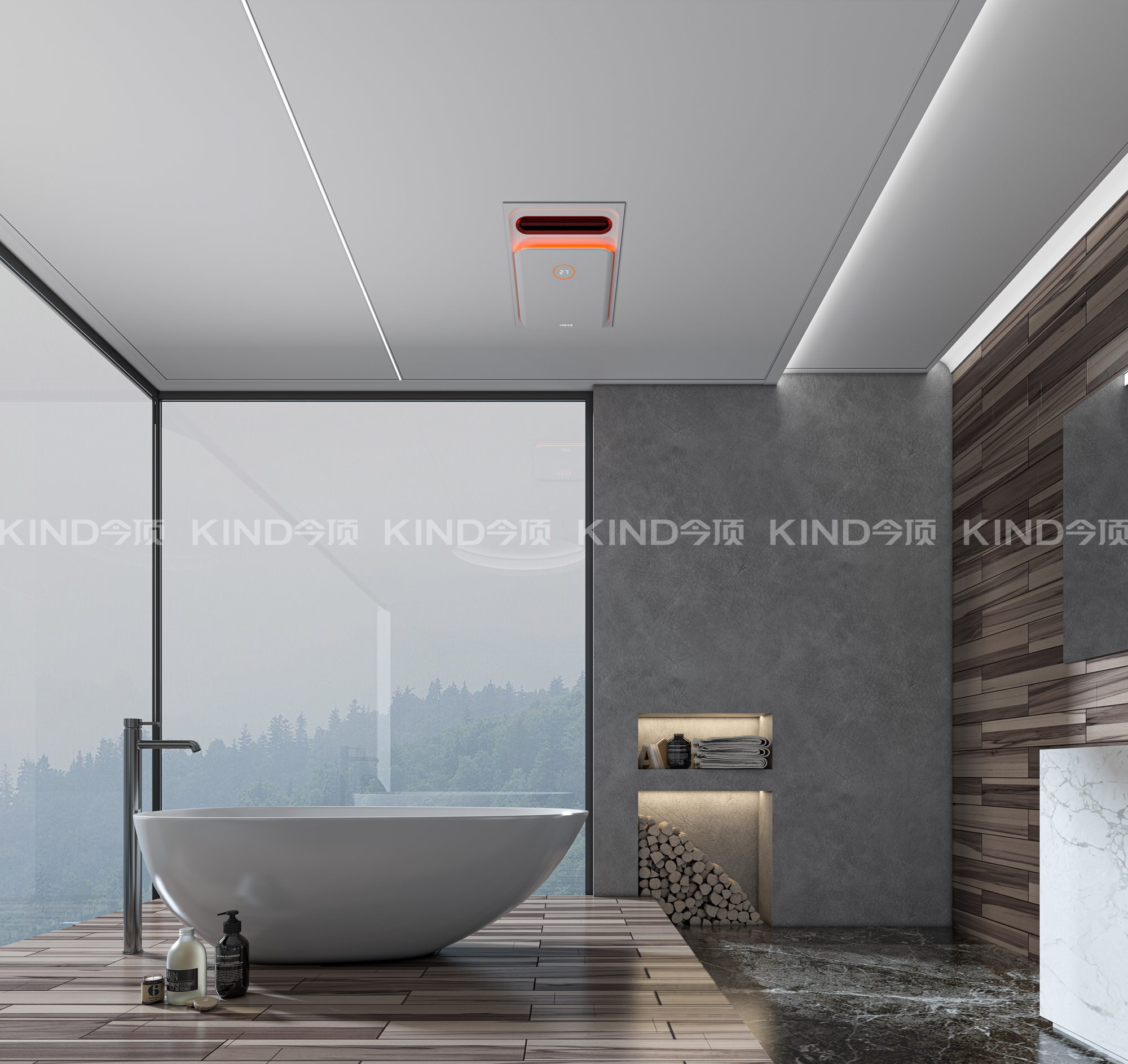 大暖力衛浴（配線條燈）